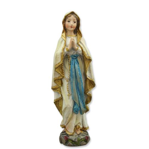 Madonna of Lourdes, synthetic resin 20 cm