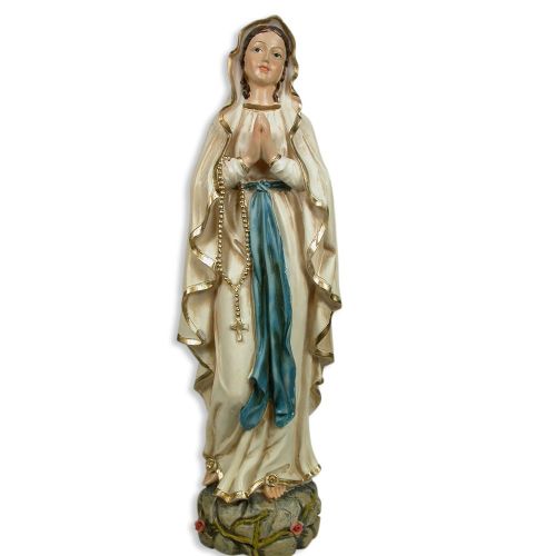 Madonna of Lourdes, synthetic resin 40 cm