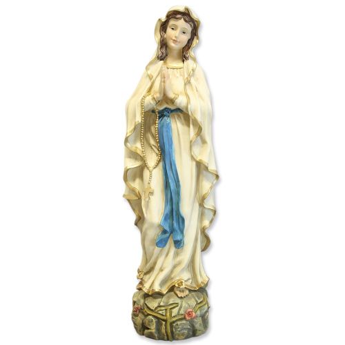 Madonna of Lourdes, synthetic resin 50 cm