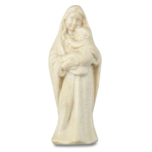 Handschmeichler Madonna mit Kind, geschnitzt