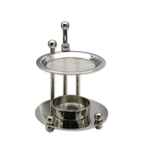 Nickel-plated brass incense strainer for tea light