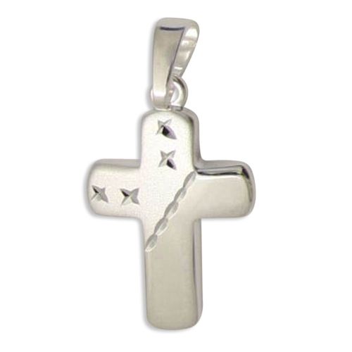 Decorative cross with embossing