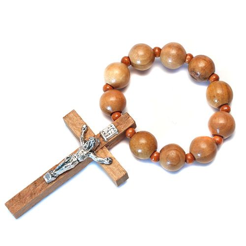 Olive wood rosary of ten II