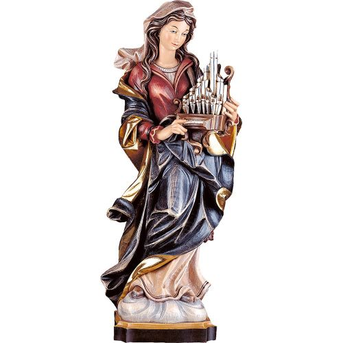Saint Cecilia made of wood