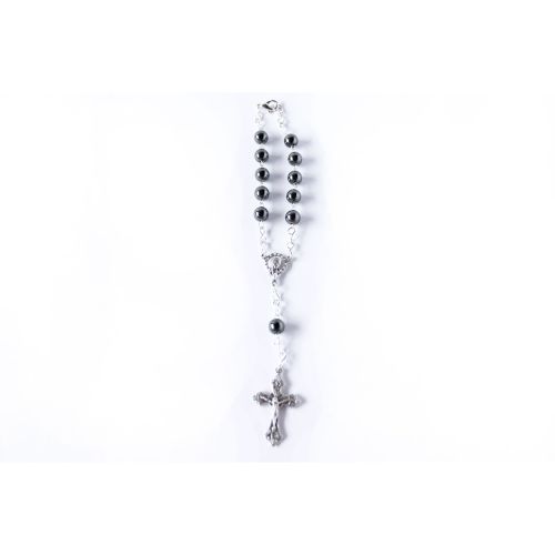 Hematite rosary bracelet