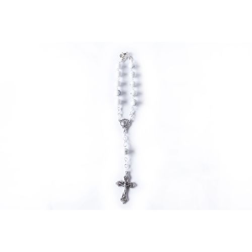 Howlite rosary bracelet