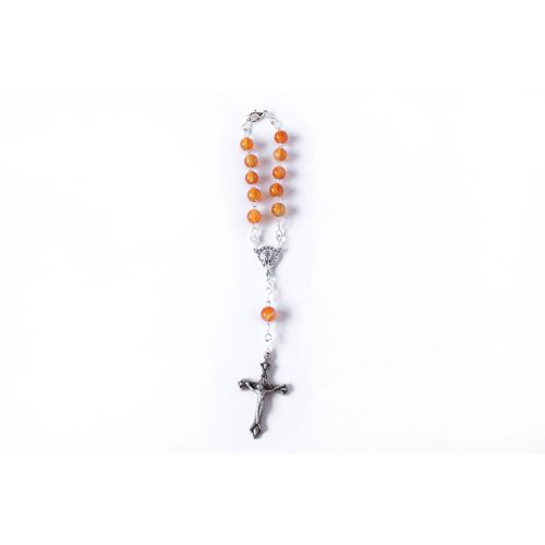 Carnelian rosary bracelet