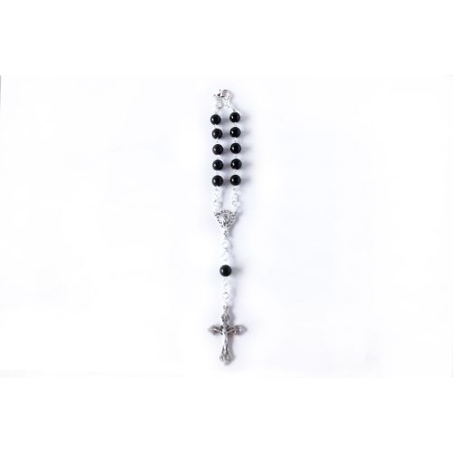 Onyx rosary bracelet