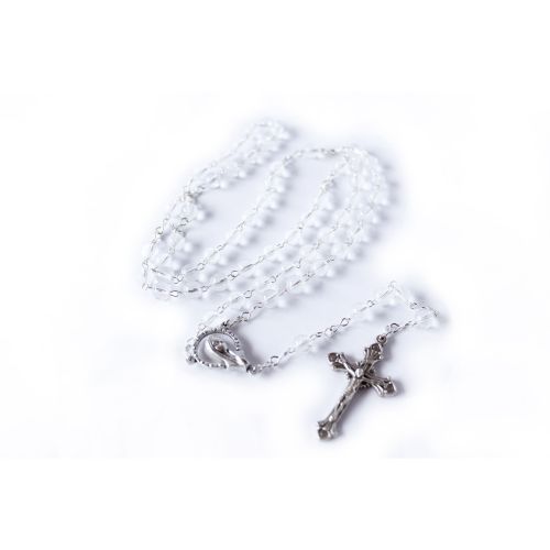 Rosary rock crystal