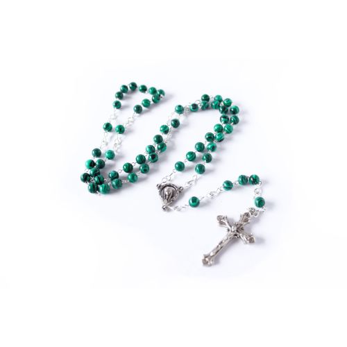 Malachite rosary