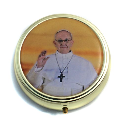Pope Francis" pillbox