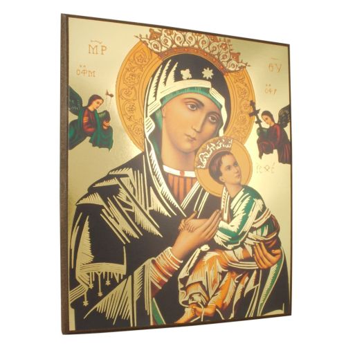 Icon painting Madonna with baby Jesus