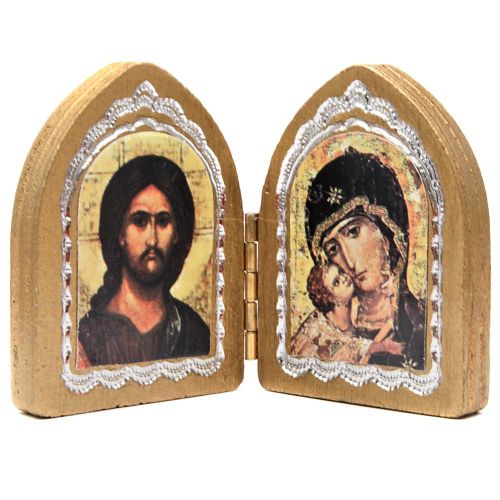 Diptych icon standing