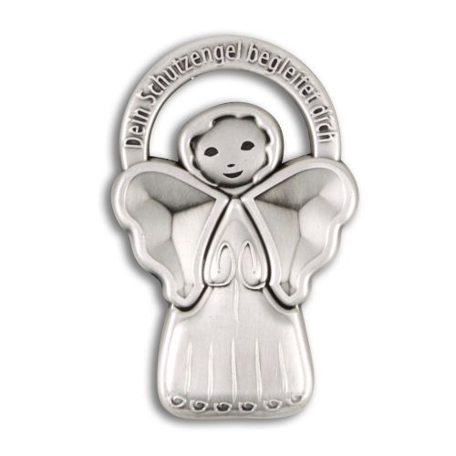 Car badge "Your guardian angel accompanies you", adhesive and magnetic