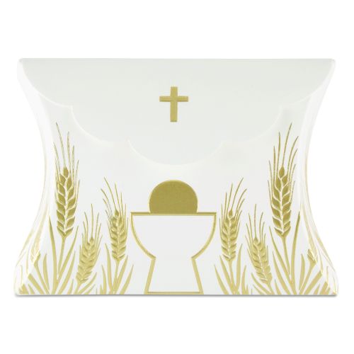 "Golden chalice for communion" gift box, white