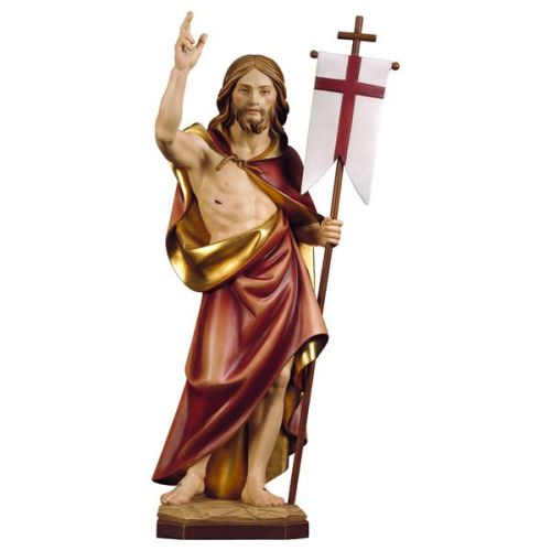 Jesus "Resurrection of Christ", simply made of wood