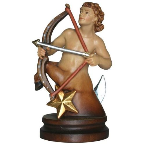 Zodiac sign Sagittarius, wooden figure