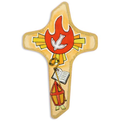Confirmation cross, colorful