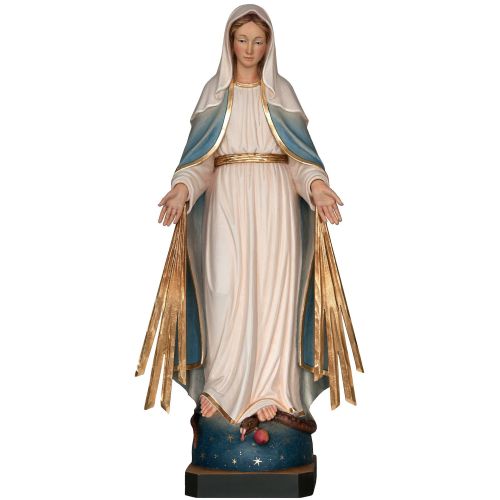 Our Lady of Mercy with radiant hands made of wood