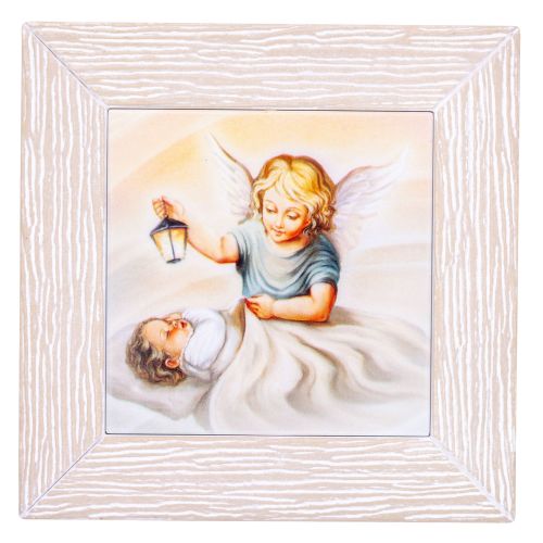 Guardian angel picture "Sleep well my child", 11 cm