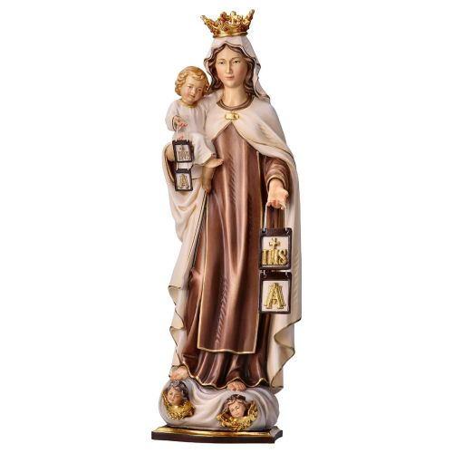 Madonna "Jungfrau mit Jesuskind vom Berge Karmel", Holz aus Südtirol