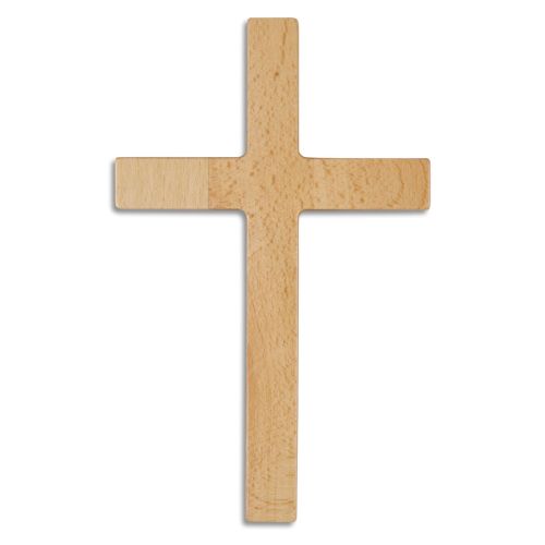 Kreuz schlicht aus Holz
