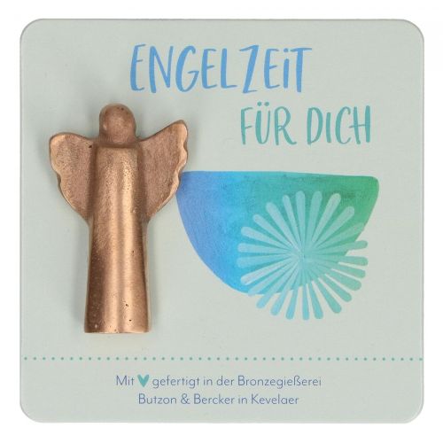 Schutzengel aus Bronze "Engelzeit für dich"