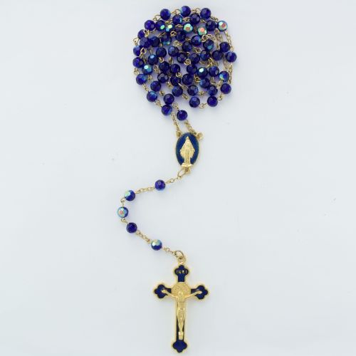 Rosenkranz "Auferstehung", blau