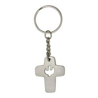 Dove of Peace" key ring, aluminum