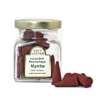 Räucherkegel Myrrhe, 35 Stück