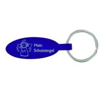 Schlüsselanhänger "Mein Engel" Metall, blau