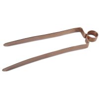 Coal tongs, copper, large