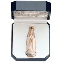 Our Lady of Fatima for on the go in a case