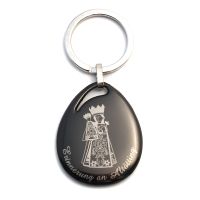 Key chain stone with Madonna of Altötting