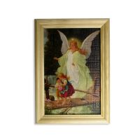 Picture guardian angel "Children on bridge"