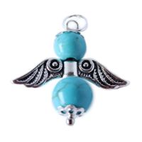 Guardian angel pendant turquoise