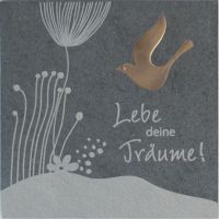 Schiefertafel "Lebe deine Träume!"