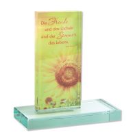 Glasstele "Sommer des Lebens"