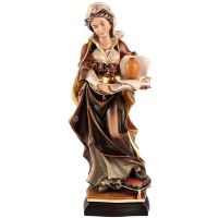 Heilige Magdalena mit Schweißtuch und Vase, Holz