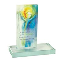 Glass stele "Your angel"