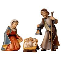 Holy Family Bethlehem crib, wood