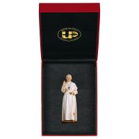 Pope figure for on the go Pope Francis made of wood