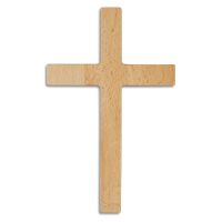 Kreuz schlicht aus Holz
