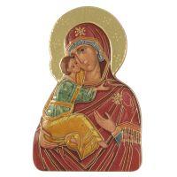 Magnet Marienikone mit Jesus