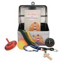 Mein Schatz zur Erstkommunion, Schatzkiste zur Kommunion mit vielen Kleinigkeiten