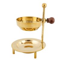 Incense burner gold-colored