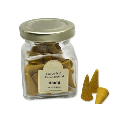 Incense cone honey, 35 pieces