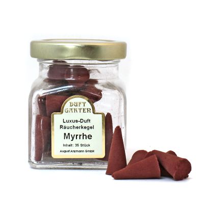 Incense cone myrrh, 35 pieces