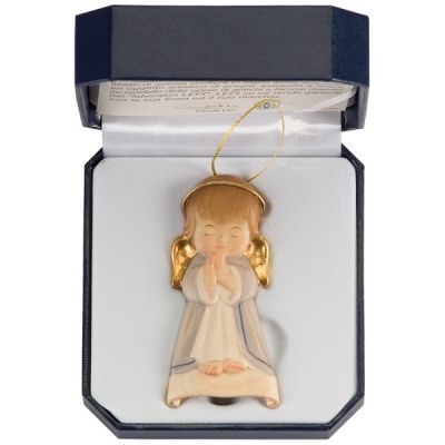 Guardian angel for on the go in a case, light blue