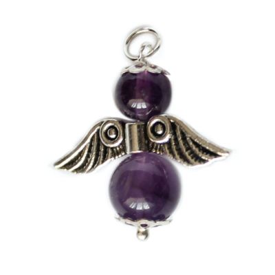 Schutzengelchen Anhänger Amethyst